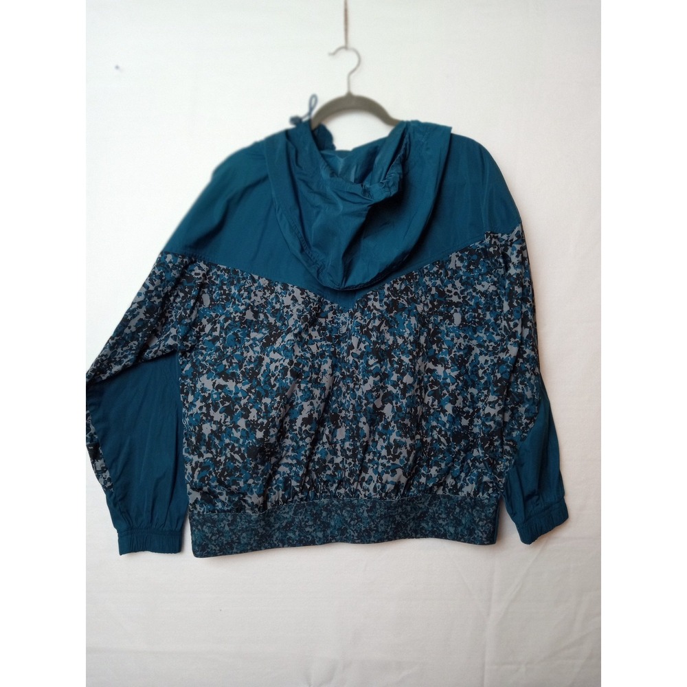 Adidas Stella McCartney Jacket Womens Medium Pattern Hooded Windbreaker Pullover - Picture 10 of 12